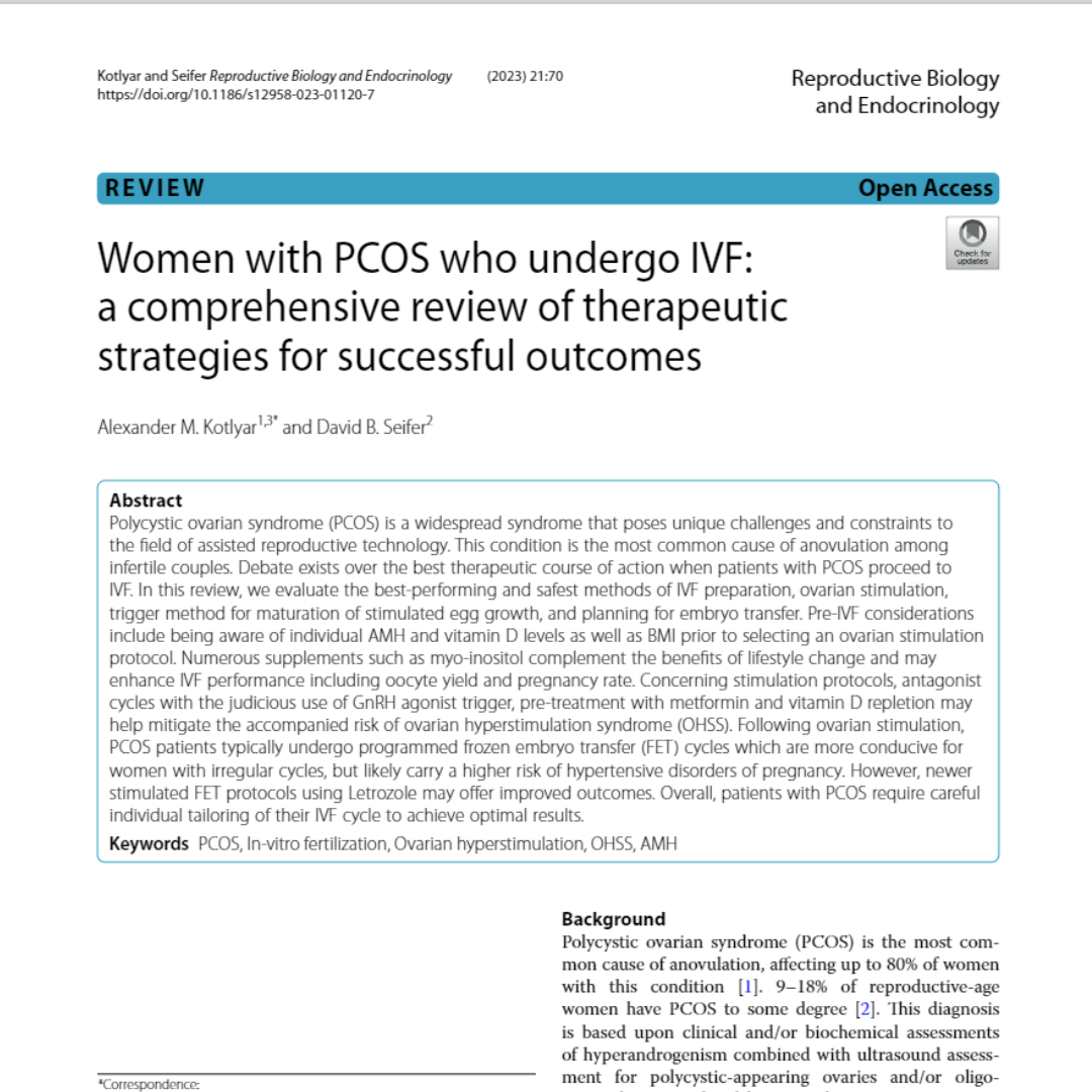 How To Optimize IVF Outcomes For Women With PCOS GENESIS Fertility   Improve IVF Outcomes For Women With PCOS 